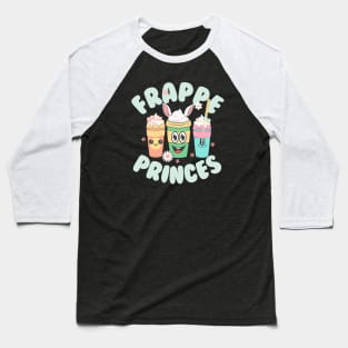 Funny Frappe Coffee Princes. Baseball T-Shirt